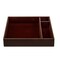 Dacasso Chocolate BrownLeather Conference Room Organizer Tray AG-3440 - alternate 4